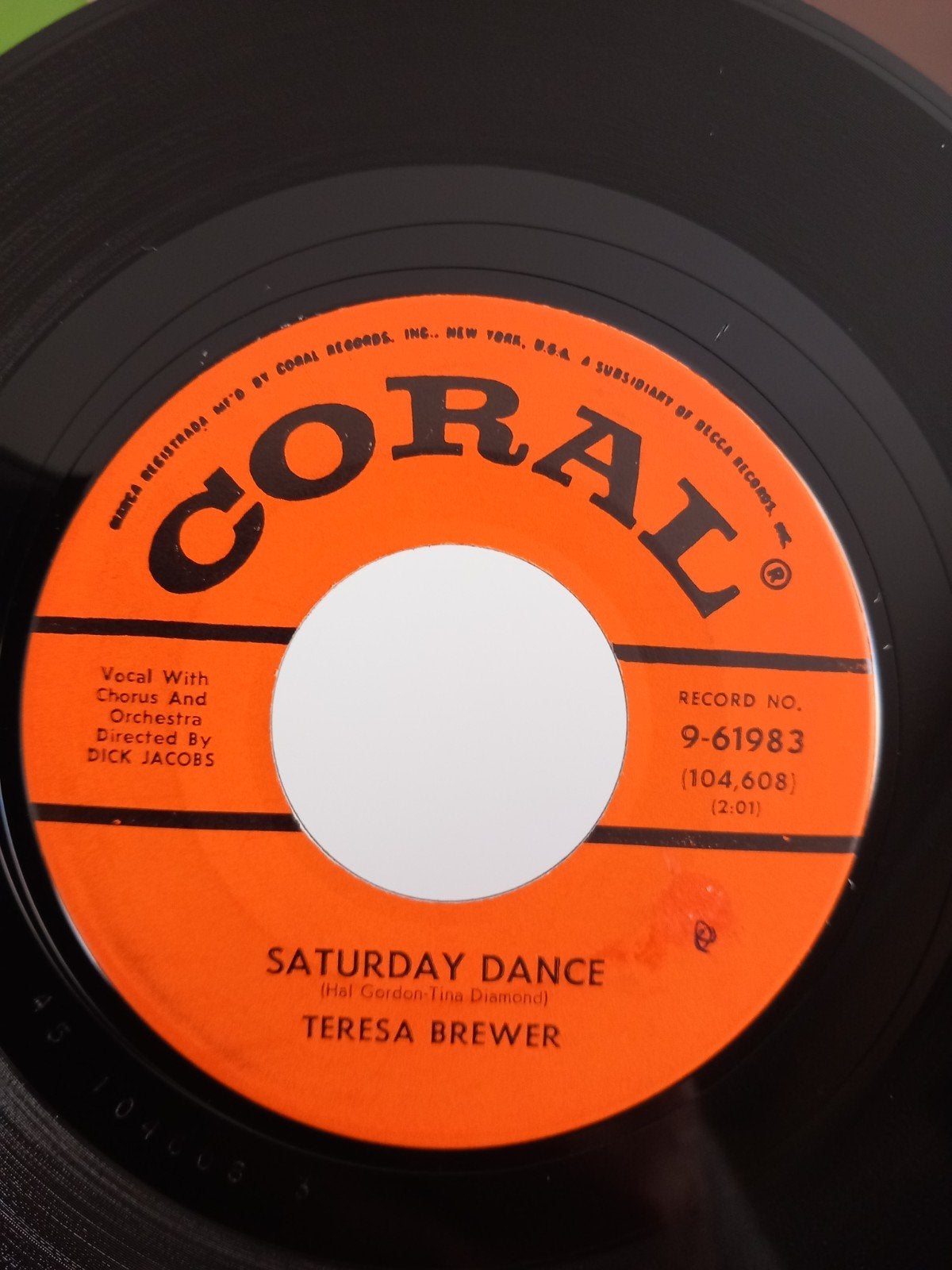 TERESA BREWER. SATURDAY DANCE. OLDIES ROCK. USA 45T, Enlèvement ou Envoi, Autres genres