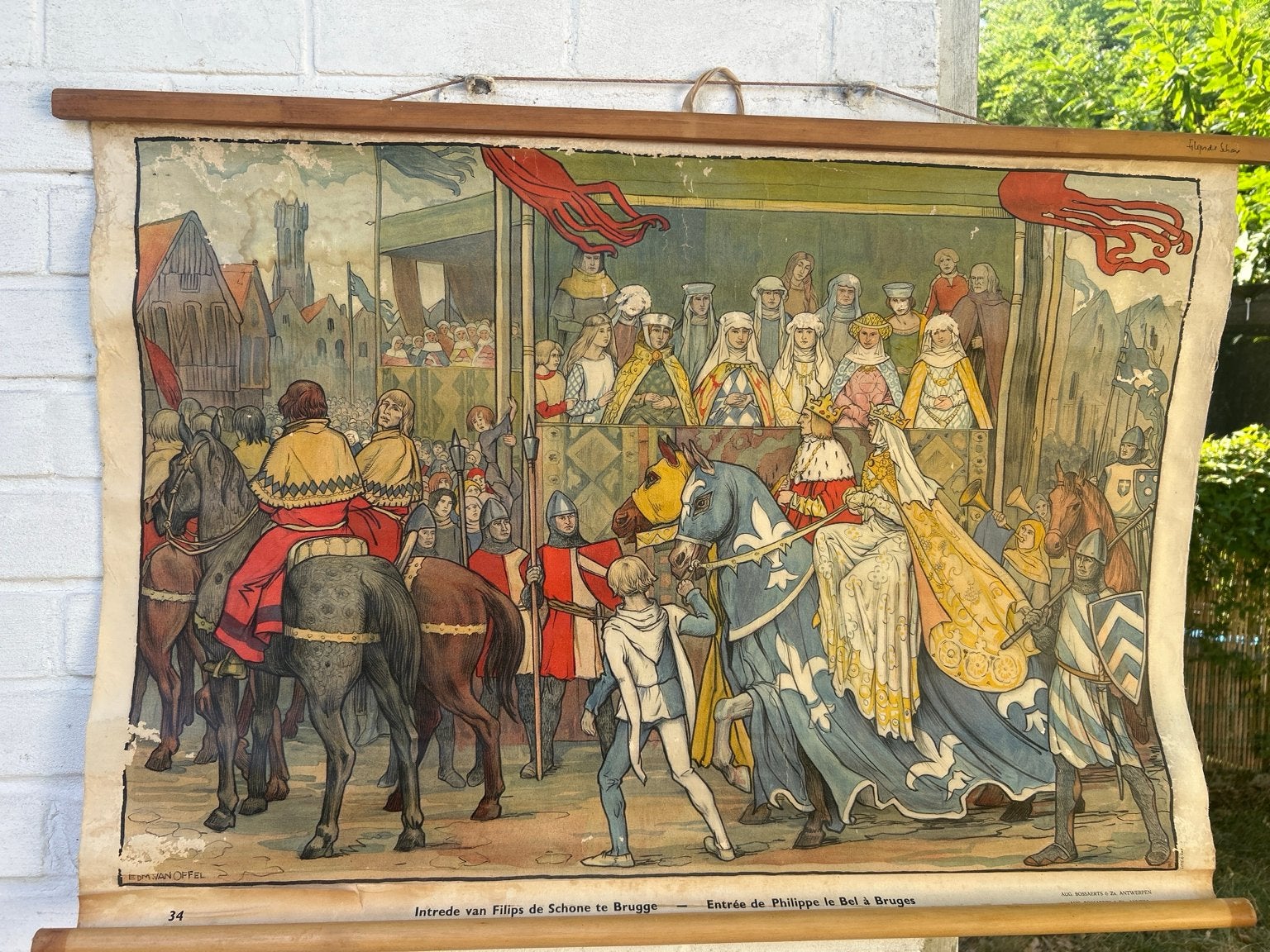 Intrede Filips de Schone te Brugge, Ophalen, Geschiedenis