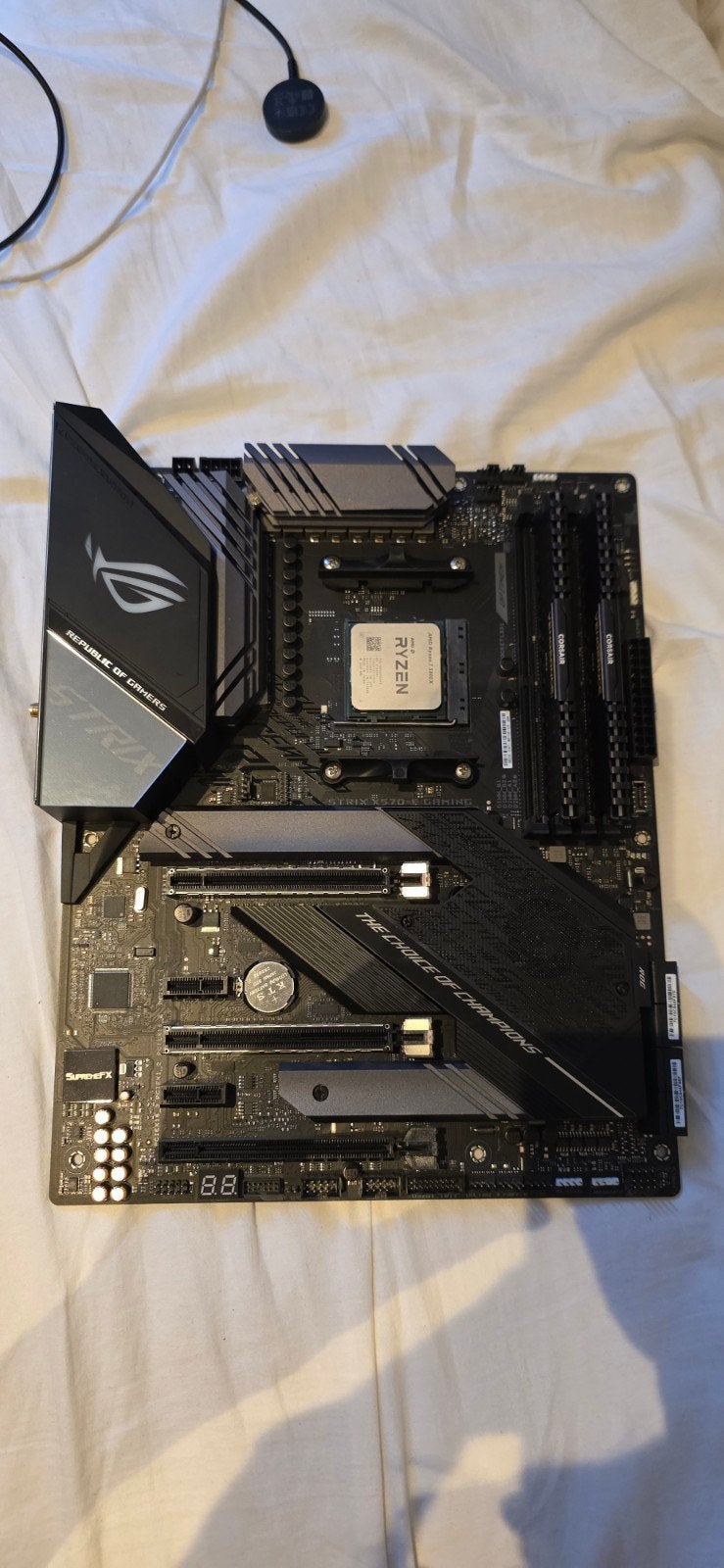 Ryzen 7 5800x, Rog strix x570-e gaming met ram kit, Computers en Software, Ophalen, DDR4
