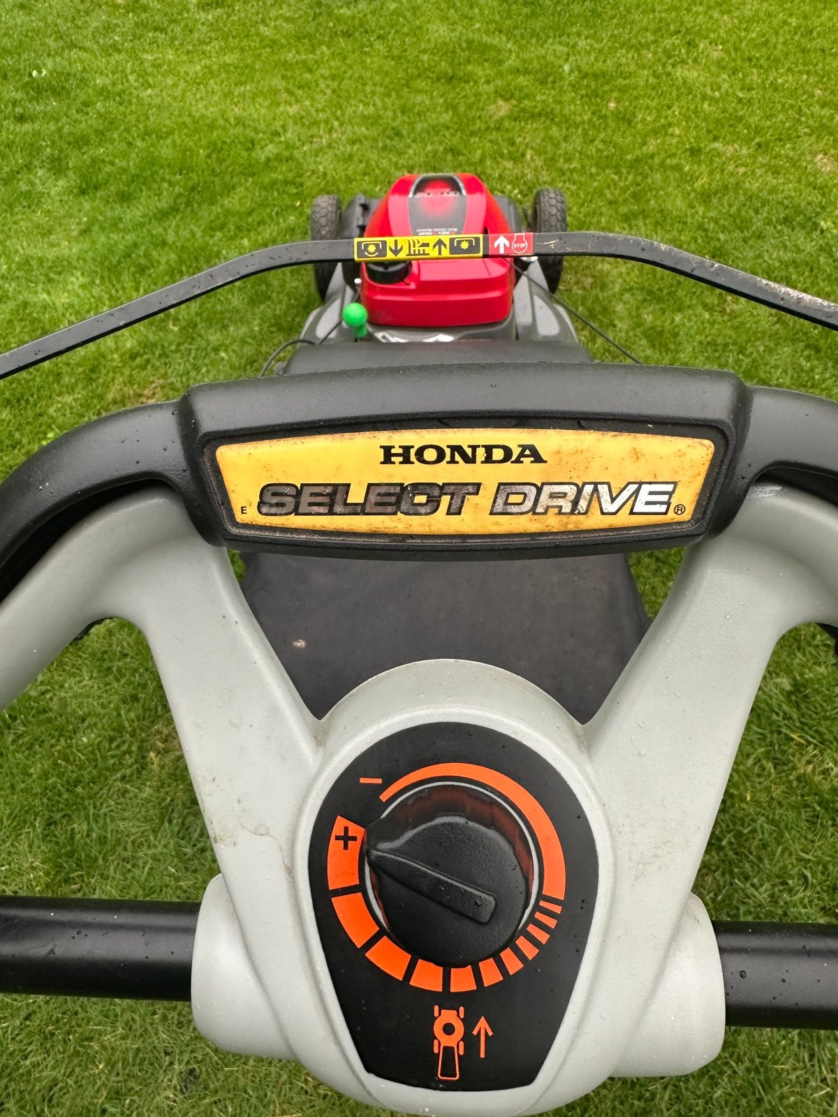 Grasmaaier Honda HRX 537 C5VKE, Tuin en Terras, Ophalen, Zo goed als nieuw, Mulchfunctie