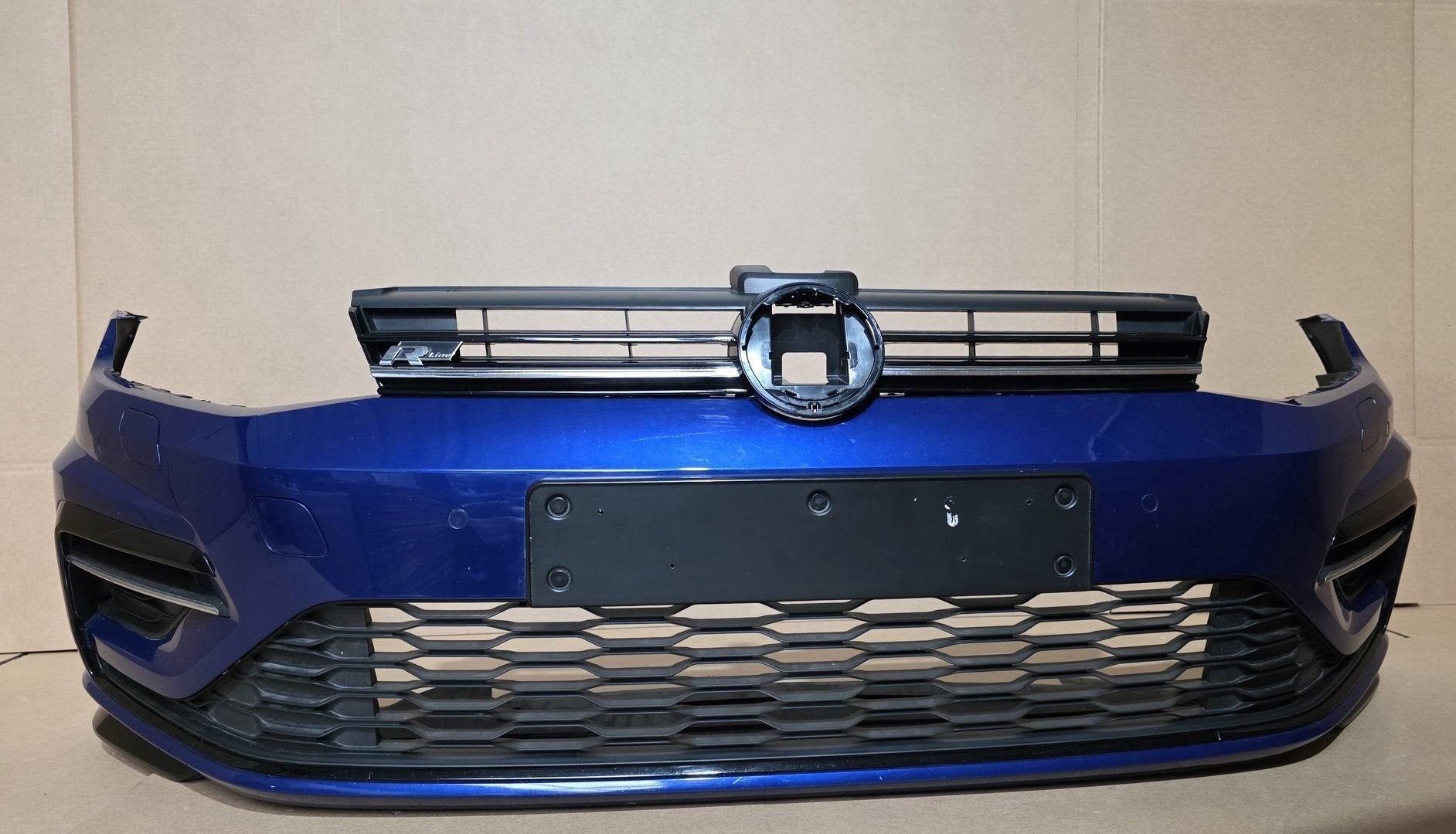 Voorbumper VW Golf 7 VII 7.5 FACELIFT R-LINE 4xPDC KLS, -, Origine de la pièce connue, Utilisé, -