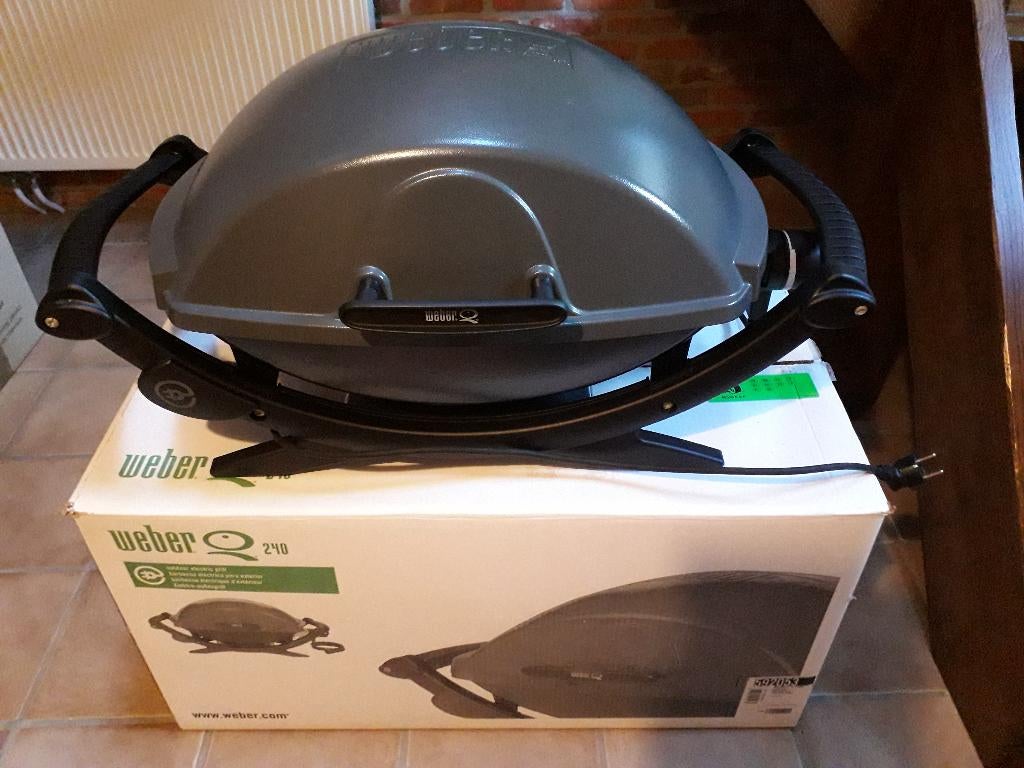 Elektrische grill Weber 240, Jardin & Terrasse, Barbecues électriques, Utilisé, Enlèvement