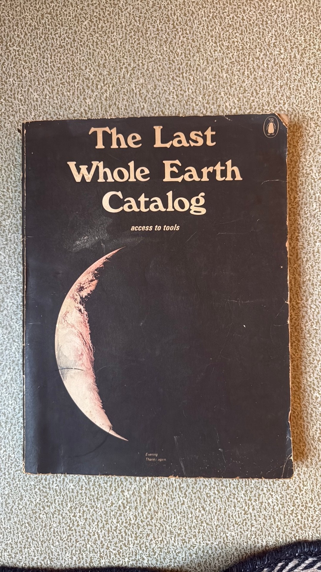 The last while earth catalog, Boeken, Ophalen, Gelezen, Catalogus