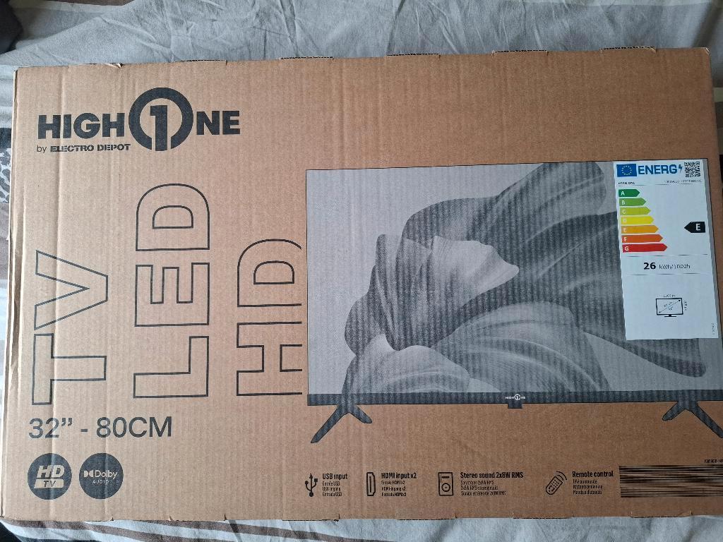 TV nog in doos. 100€, Audio, Tv en Foto, Televisies, Ophalen, Nieuw, 80 tot 100 cm, Smart TV