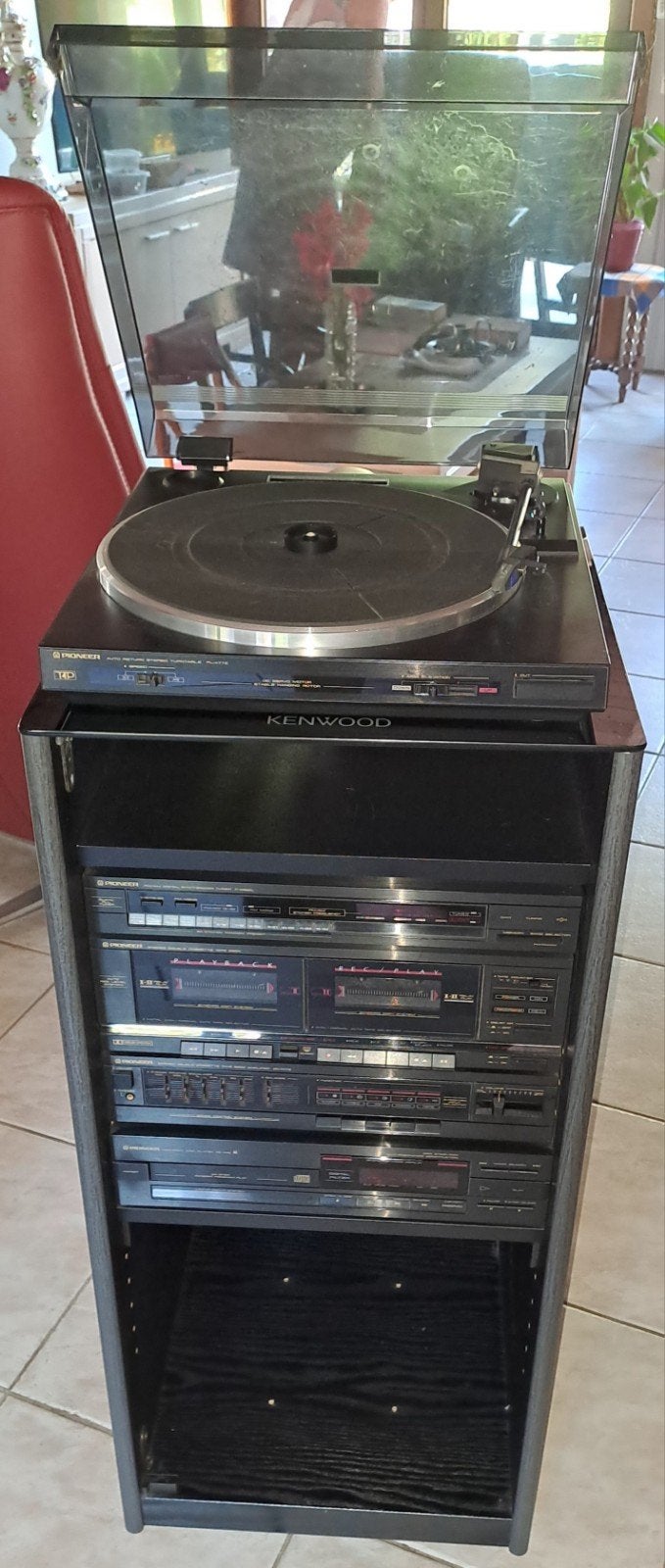 Chaîne stéréo Pioneer, tourne-disque, lecteur de cassettes, Enlèvement, Deck cassettes ou Lecteur-enregistreur de cassettes, Pioneer