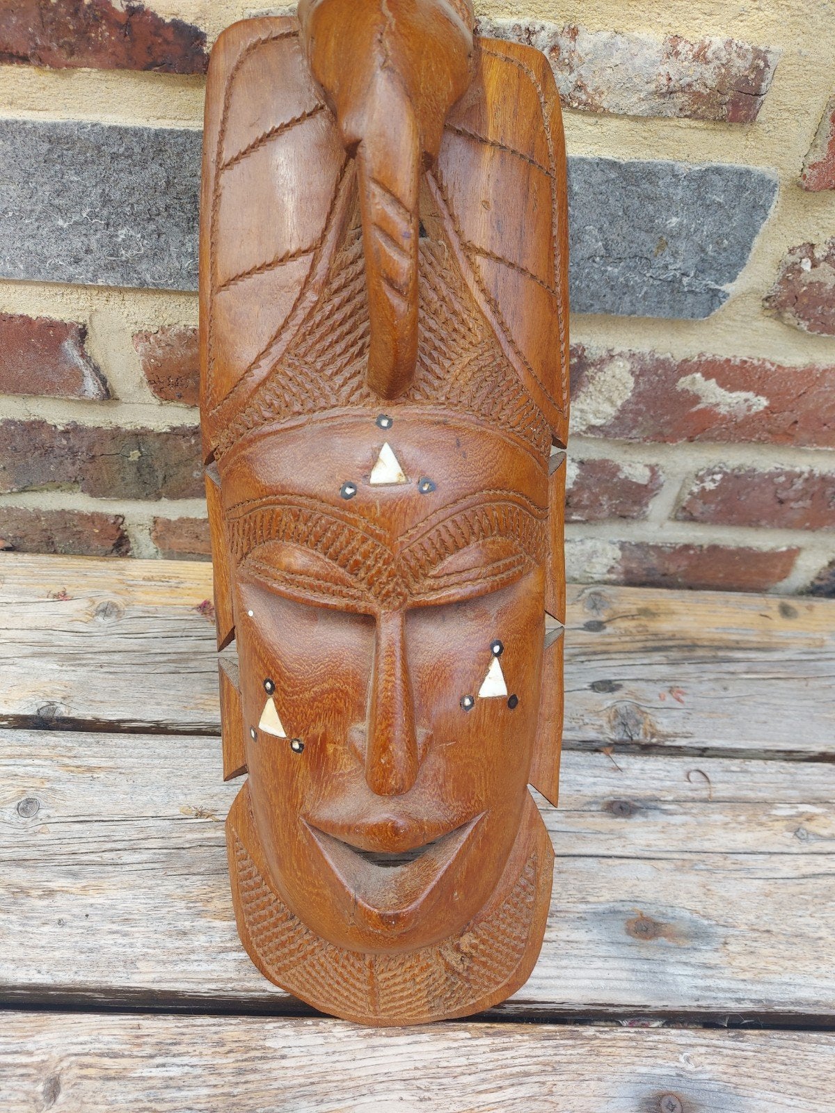Masque bois, Mons, Enlèvement, Bois, Masque