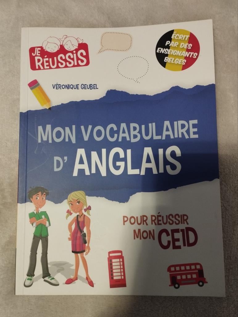 Livre/cahier "mon vocabulaire d'anglais", Enlèvement, Neuf, Secondaire inférieur professionnel, Véronique Geubel