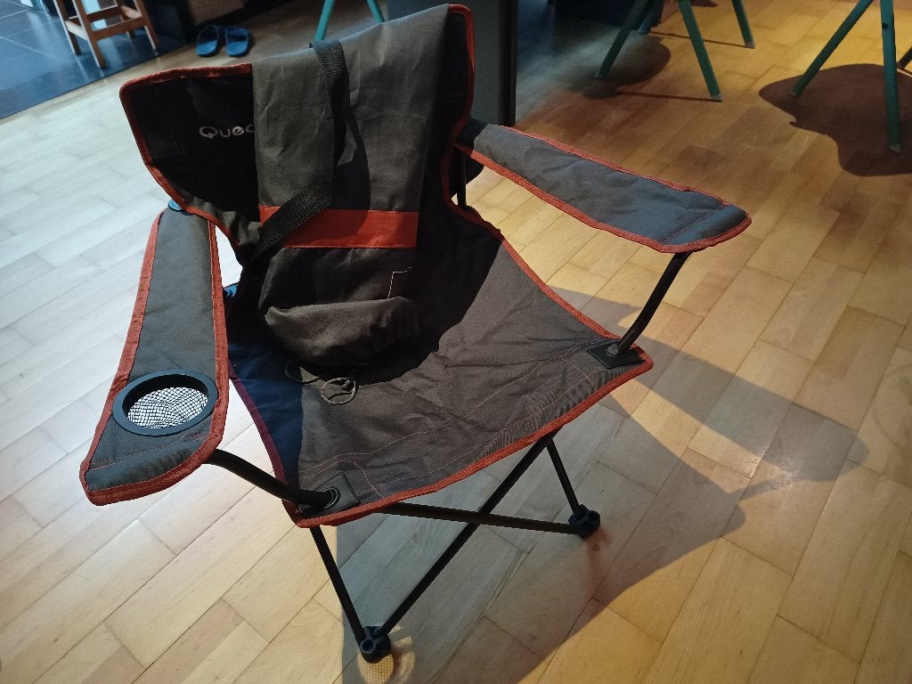 kampeerzetel (Quechua), Caravanes & Camping, Enlèvement, Comme neuf, Chaise de camping