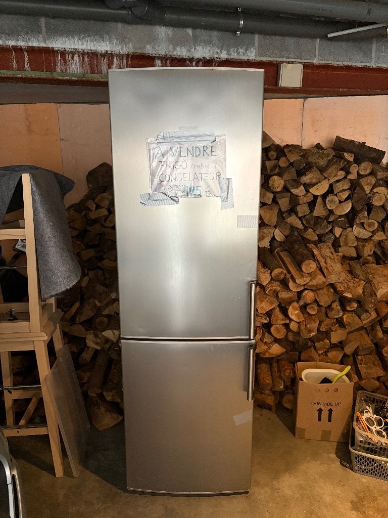 Frigo, Ophalen, 150 tot 200 liter, Gebruikt, Met aparte vriezer