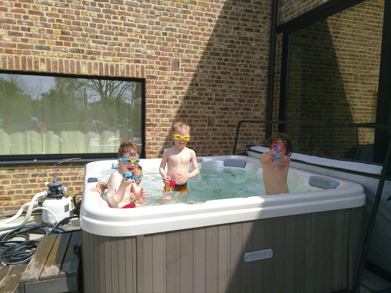 Wellis Jacuzzi Palermo, Tuin en Terras, Ophalen, Gebruikt, Vast