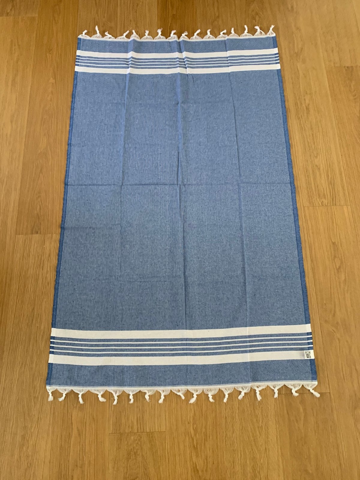Serviette de plage/hammam bleu/blanc Oxious • NEUVE, Maison & Meubles, Ameublement | Tapis & Moquettes, Envoi, Neuf, Bleu, Rectangulaire