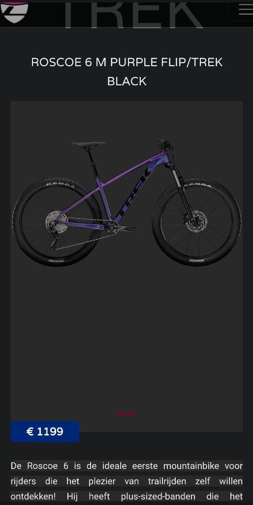 Splinternieuwe mountainbike Trek roscoe 6, 28 inch, 10 tot 15 versnellingen, Nieuw, 57 tot 61 cm