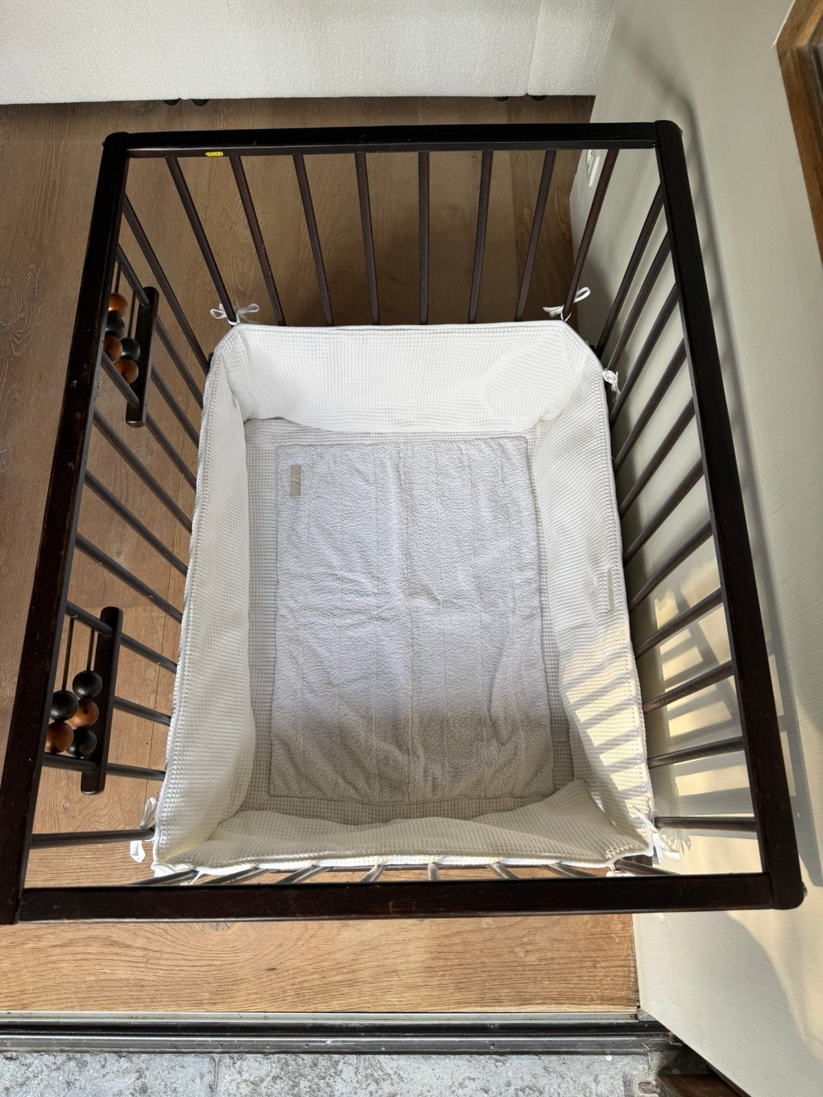 Parc pour bébé pliable ancien, Enlèvement, Utilisé, Carré, Tapis de parc
