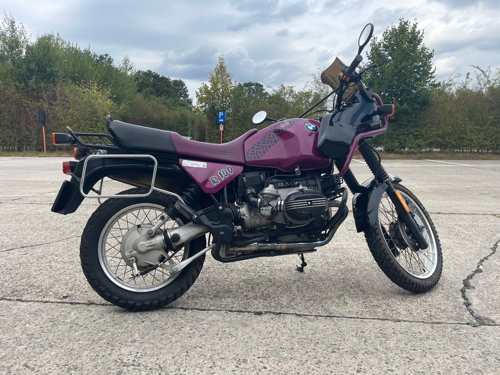 R100 GS 55000km/2 koffers!!!!!!, Motoren, 2 cilinders, Meer dan 35 kW, Enduro, Handgeschakeld
