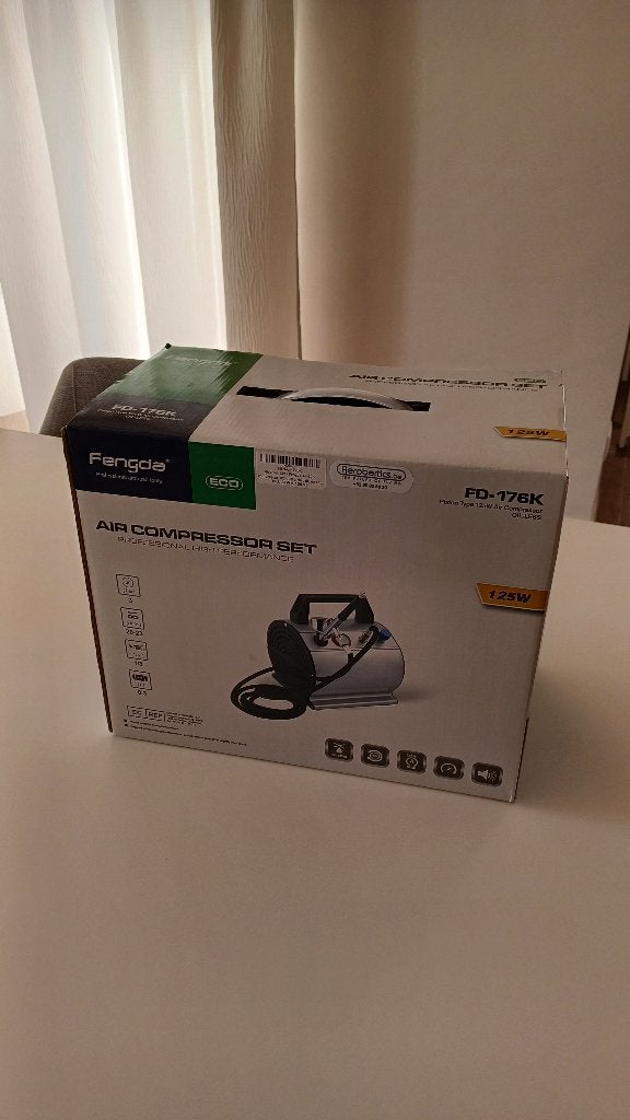 Airbrush set, Hobby en Vrije tijd, Ophalen, Zo goed als nieuw