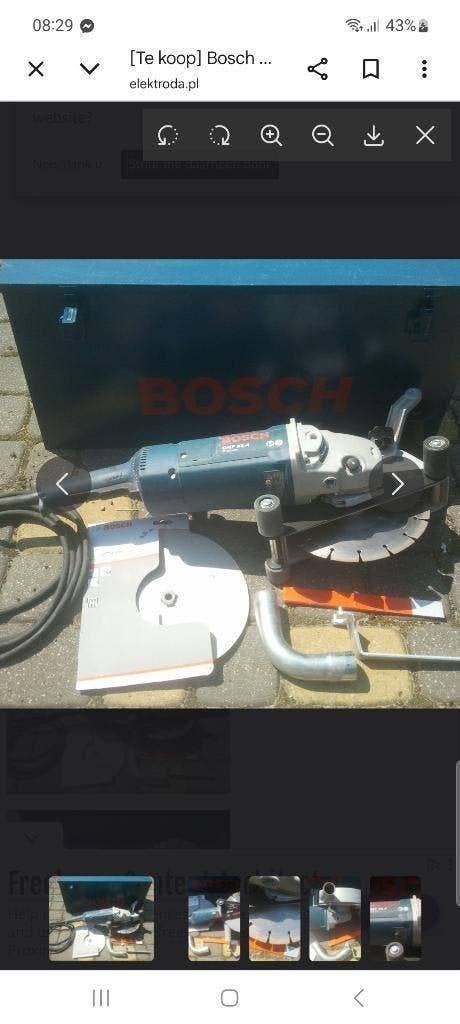 Bosch GNG65A SLEUVENFREES muurfrees GNF 65 A Professional il, Doe-het-zelf en Bouw, Ophalen, Zo goed als nieuw, 1200 watt of meer
