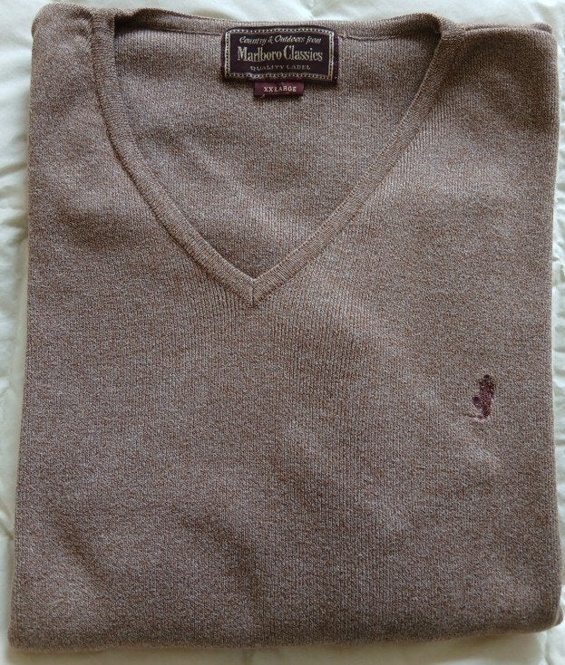 vintage sweater MCS in bruine kleur, Bruin, Maat 56/58 (XL), Zo goed als nieuw, Ophalen