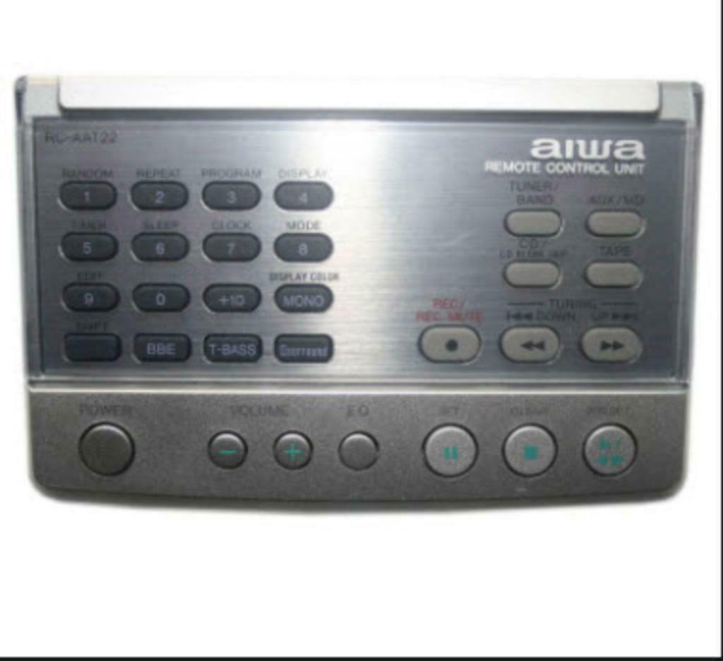 Afstandsbediening Aiwa rc-aat22, Ophalen of Verzenden, Zo goed als nieuw, Overige merken, Draagbaar