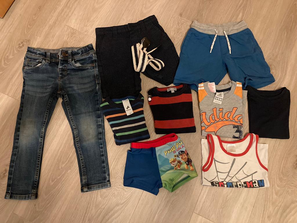 Pakket kledij maat 98, Enfants & Bébés, Vêtements enfant | Taille 98, Enlèvement ou Envoi, Ensemble, Comme neuf, Adidas