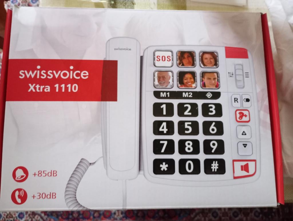 seniorentelefoon grote toetsen Swissvoice Xtra 1110, Telecommunicatie, Vaste telefoons | Niet Draadloos, Ophalen, Nieuw