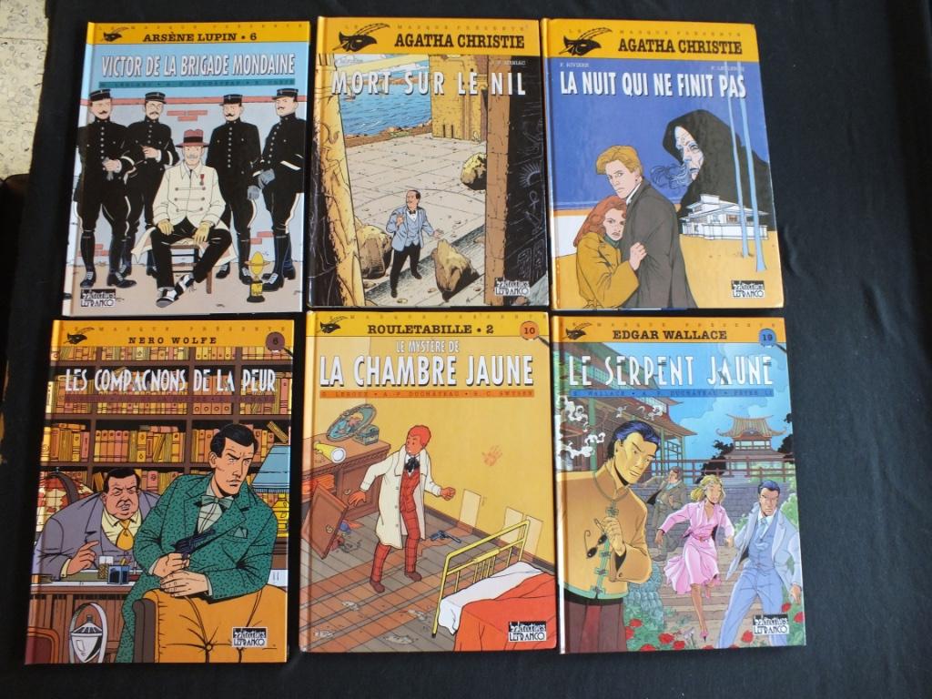 ARSENE LUPIN (1 ALBUM + 9 ALBUMS).  EDITIONS LEFRANCQ, Enlèvement ou Envoi, Série complète ou Série, Comme neuf, Divers auteurs