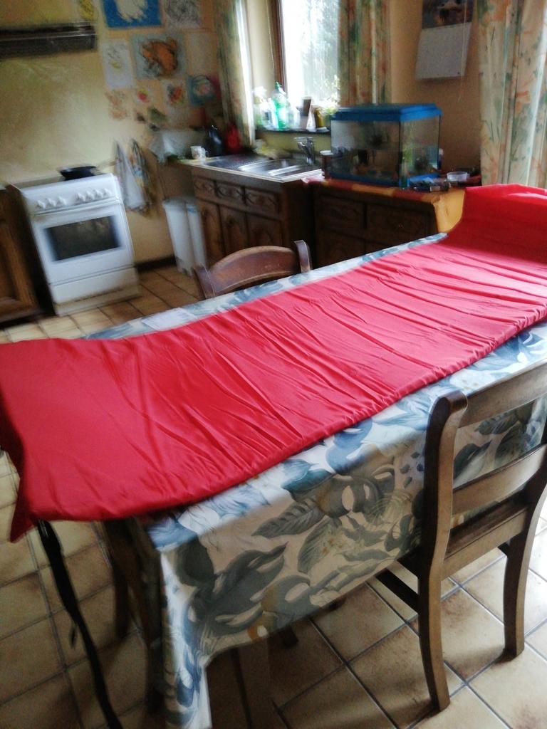 Tapis de sol en nylon. Rembourrage mousse., Comme neuf