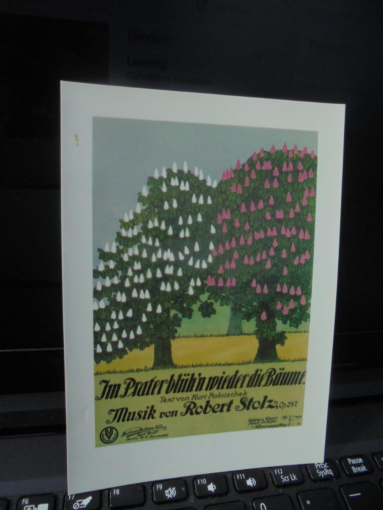 Musik von Robert Stolz kaart, Verzamelen, Ophalen of Verzenden, Zo goed als nieuw, Prent