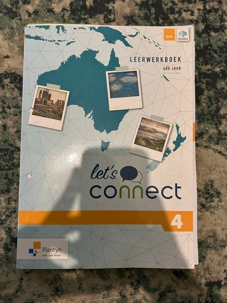Let’s Connect 4 Leerwerkboek D/A, Boeken, Ophalen, Zo goed als nieuw, Overige niveaus, Engels