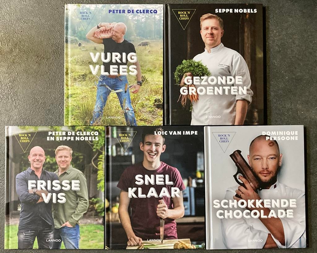 Rock ‘n roll chefs, Boeken, Kookboeken, Ophalen of Verzenden