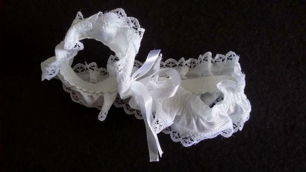 Jarretière mariée neuve, Enlèvement ou Envoi, Neuf, Blanc, Accessoires