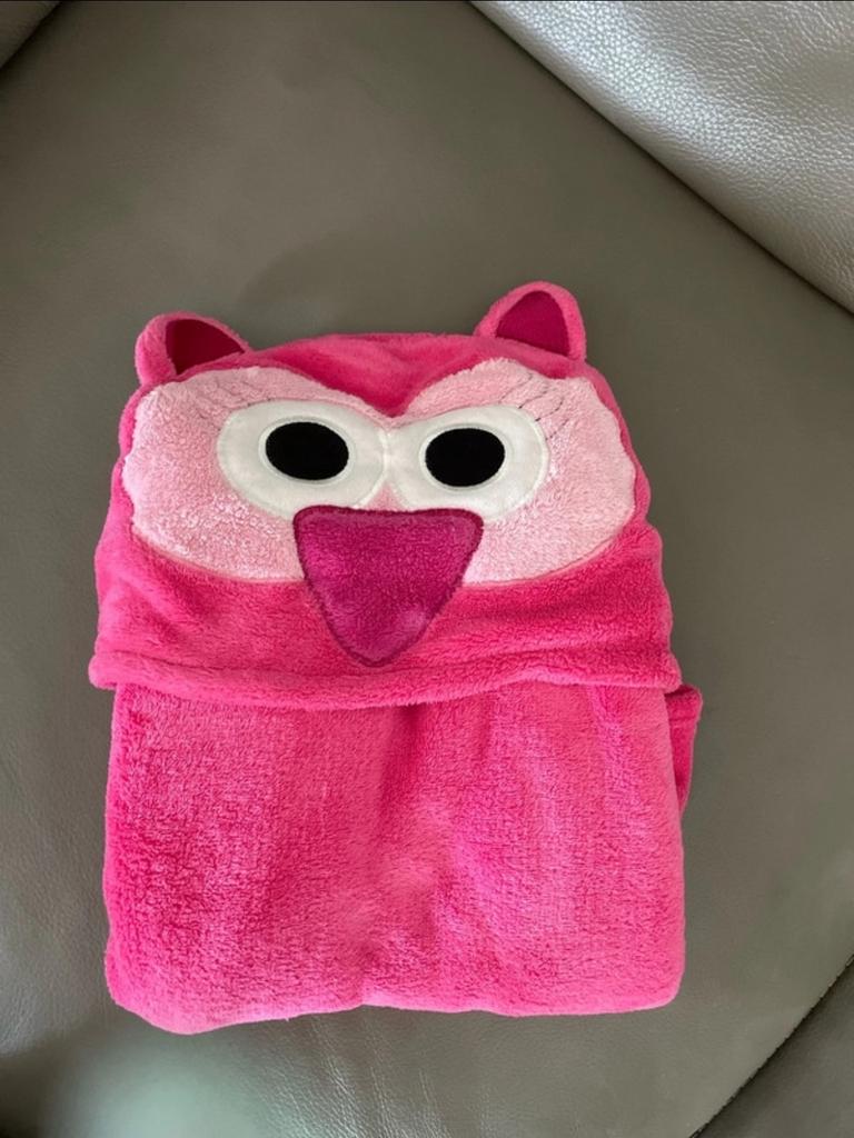 Couverture en forme de hibou à capuche, Enlèvement, Utilisé