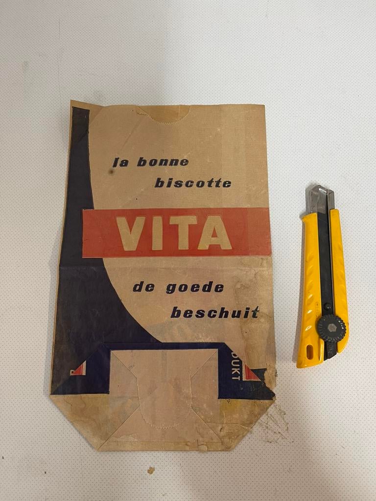 Vita soubry papier zak, Verzamelen, Merken en Reclamevoorwerpen, Ophalen of Verzenden