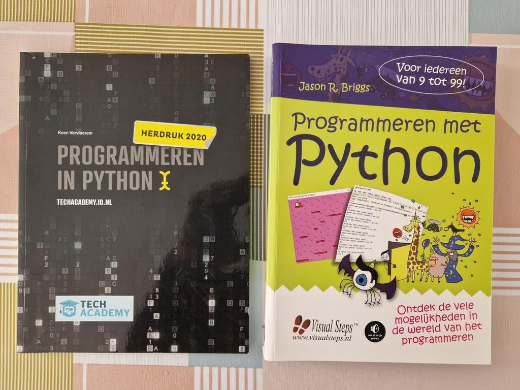 2 boeken om te programmeren in Phyton, in perfecte staat, Ophalen of Verzenden