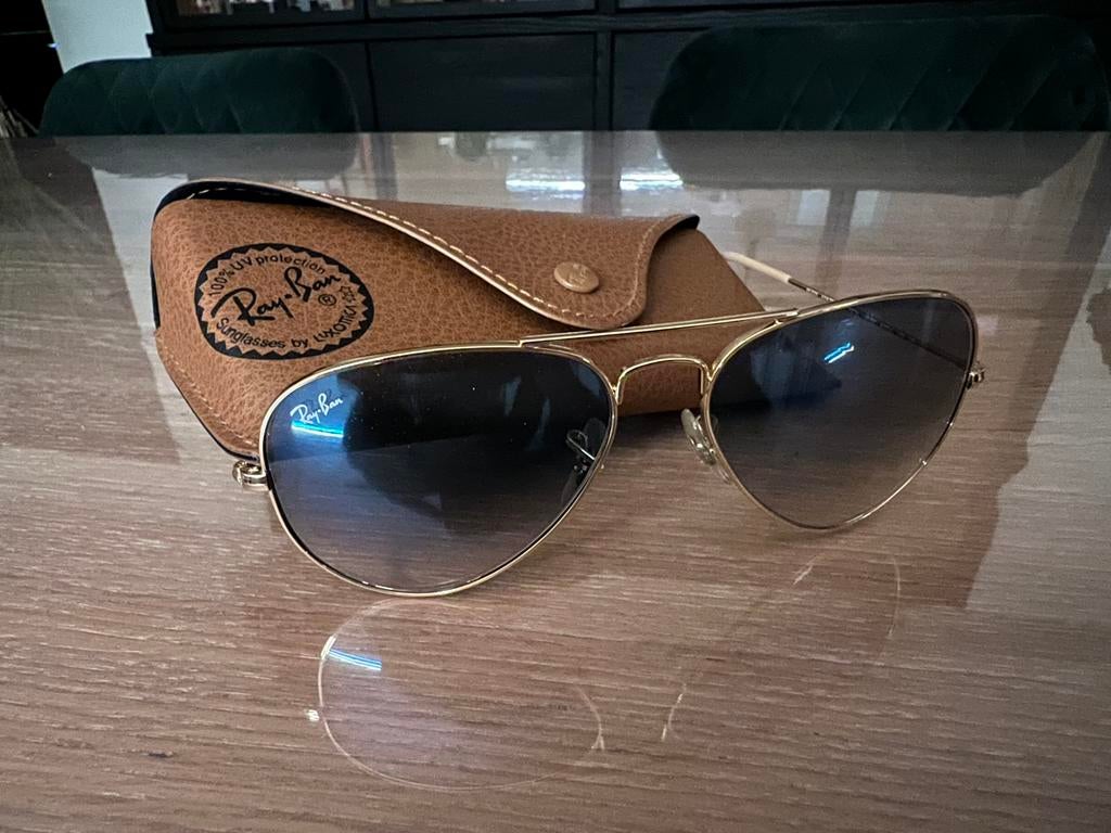 Ray Ban Aviator gold, Ophalen, Zo goed als nieuw