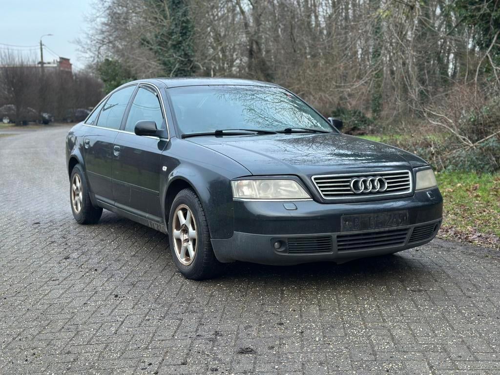 Audi A6 2.4 v6 Benzine /Automaat / 1000€ export, Auto's, Automaat, Zwart, Leder, Bedrijf