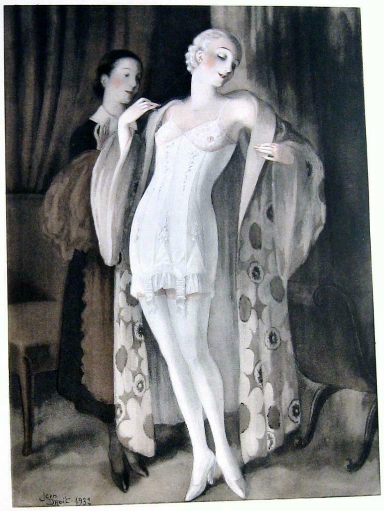 Le Corset 1933 1 van 25 exemplaren Korsetten Mode Gesigneerd, Ophalen of Verzenden