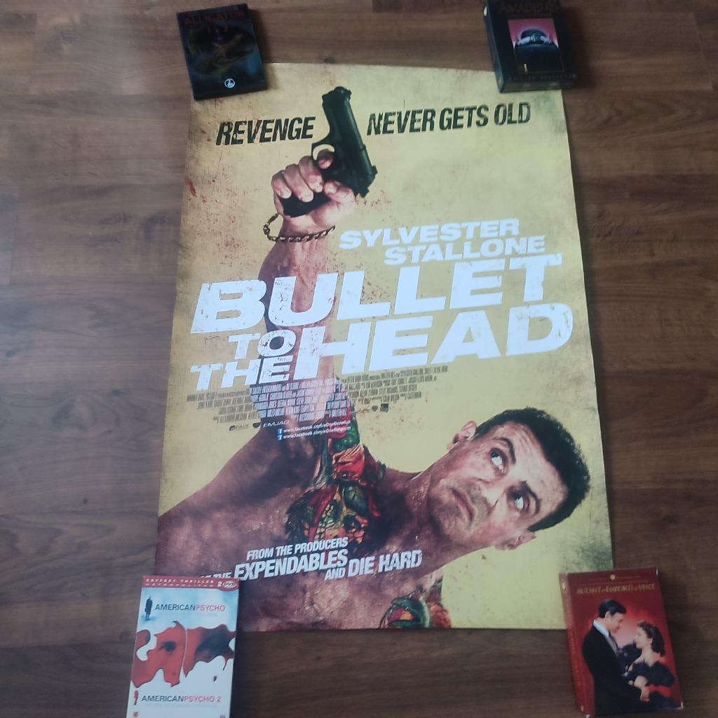 DU PLOMB DANS LA TETE - Poster US 71 x 101 (Stallone), Verzamelen, Deurposter of groter, Ophalen of Verzenden, Film en Tv, Rechthoekig Staand