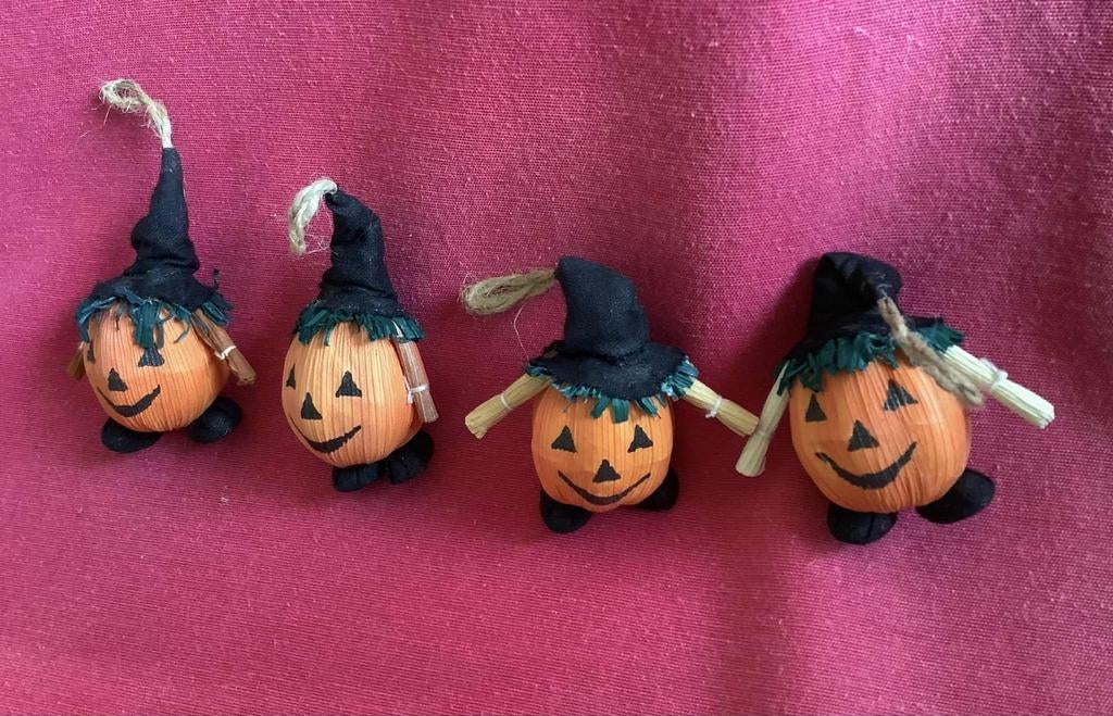 Kleine decoratieve pompoenen (4), Ophalen, Nieuw, Versiering