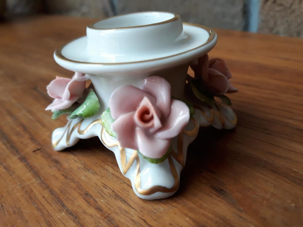 Porte-bougie vintage, Antiek en Kunst, Antiek | Porselein, Ophalen of Verzenden