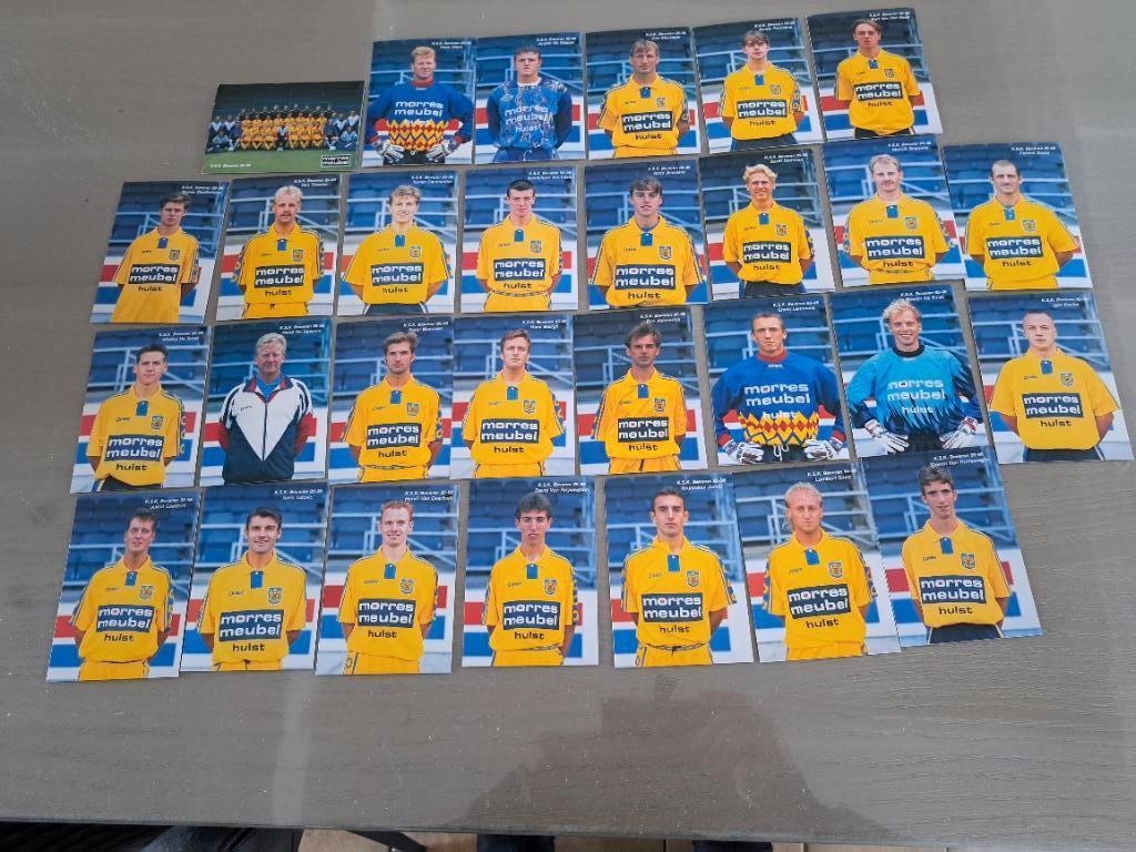 29 spelerskaarten SK Beveren 95-96, Verzamelen, Ophalen of Verzenden, Zo goed als nieuw, Spelerskaart