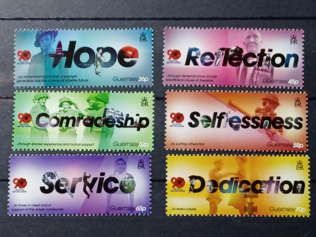 Postzegels Guernsey, Postzegels en Munten, Ophalen of Verzenden, Postfris