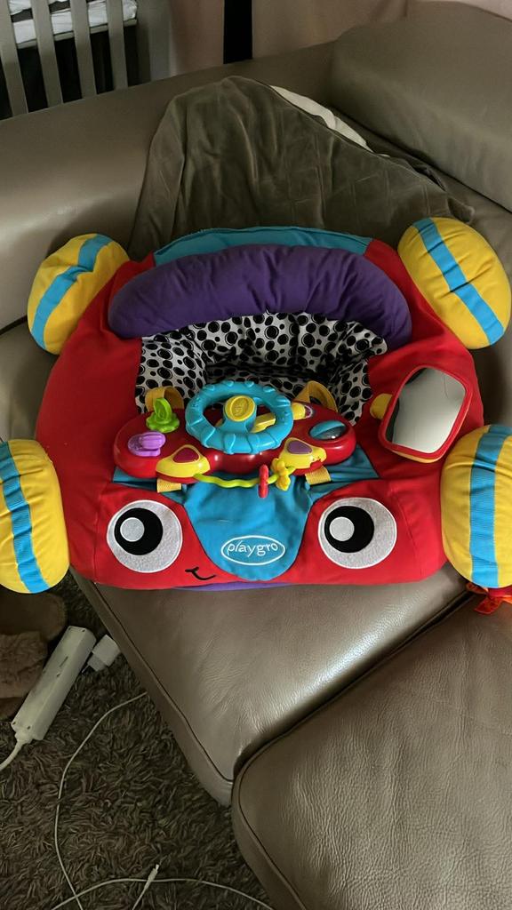 Playgro auto speelkussen, Kinderen en Baby's, Ophalen, Zo goed als nieuw, Auto