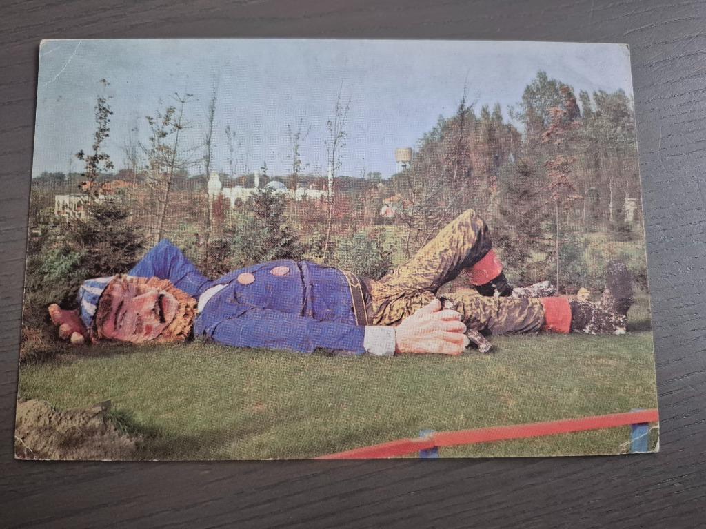 Meli Park postkaart "de reus en klein duimpje", Ophalen of Verzenden, Zo goed als nieuw