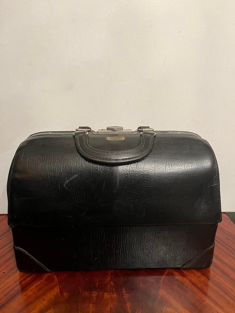 Leren dokterstas jaren 40, Antiek en Kunst, Curiosa en Brocante, Ophalen of Verzenden