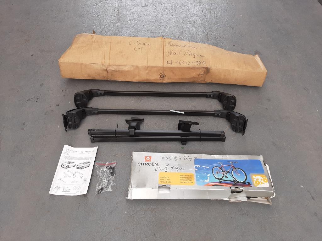 Barre de toit et porte velo CITROEN C1 PEUGEOT 108 2015 NEUF, Ophalen of Verzenden, Peugeot