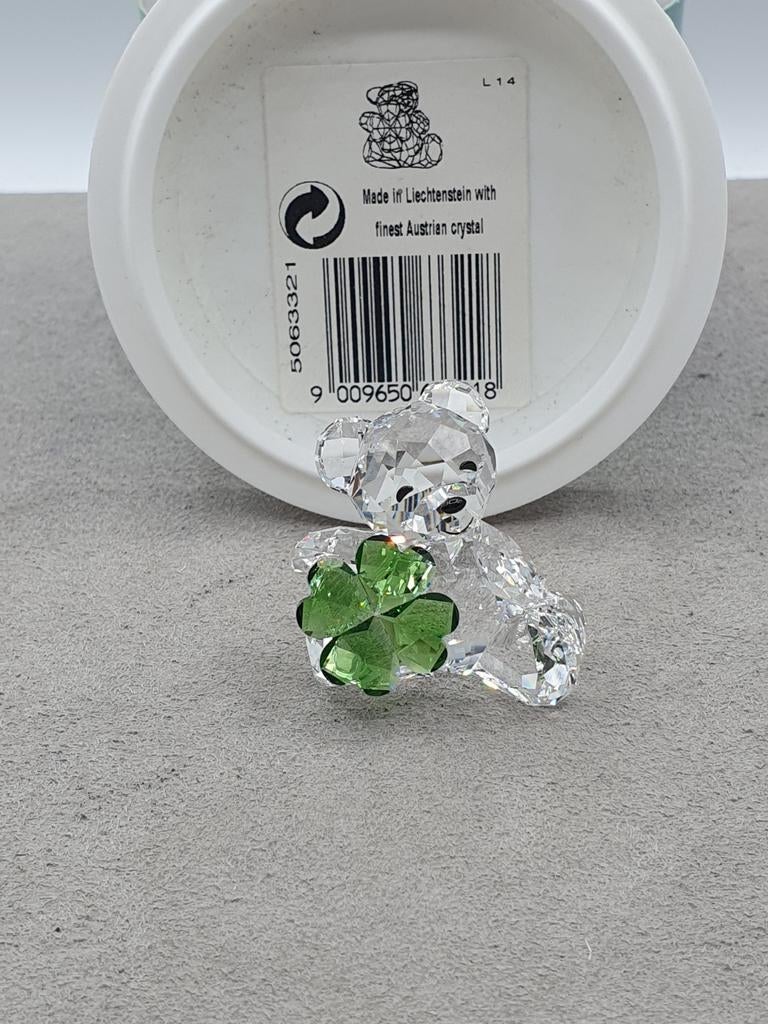 Swarovski Kris beer: Klavertje vier 5063321., Enlèvement ou Envoi, Comme neuf