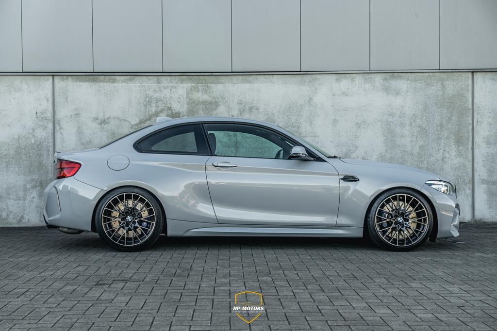 Bmw M2 compétition - 33458 km, Autos, Cuir, Argent ou Gris, Euro 6, Entreprise