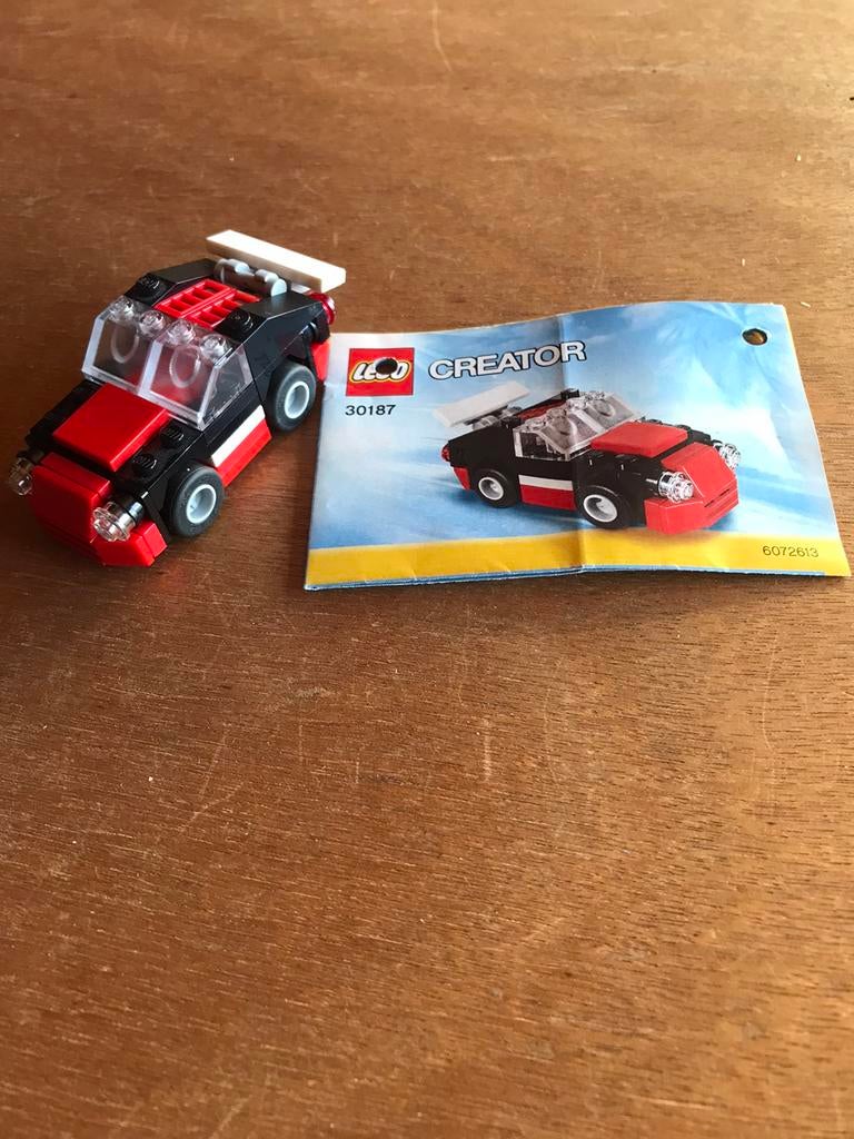 Lego Creator - 30187 - Snelle auto, Enlèvement ou Envoi, Comme neuf, Ensemble complet, Lego