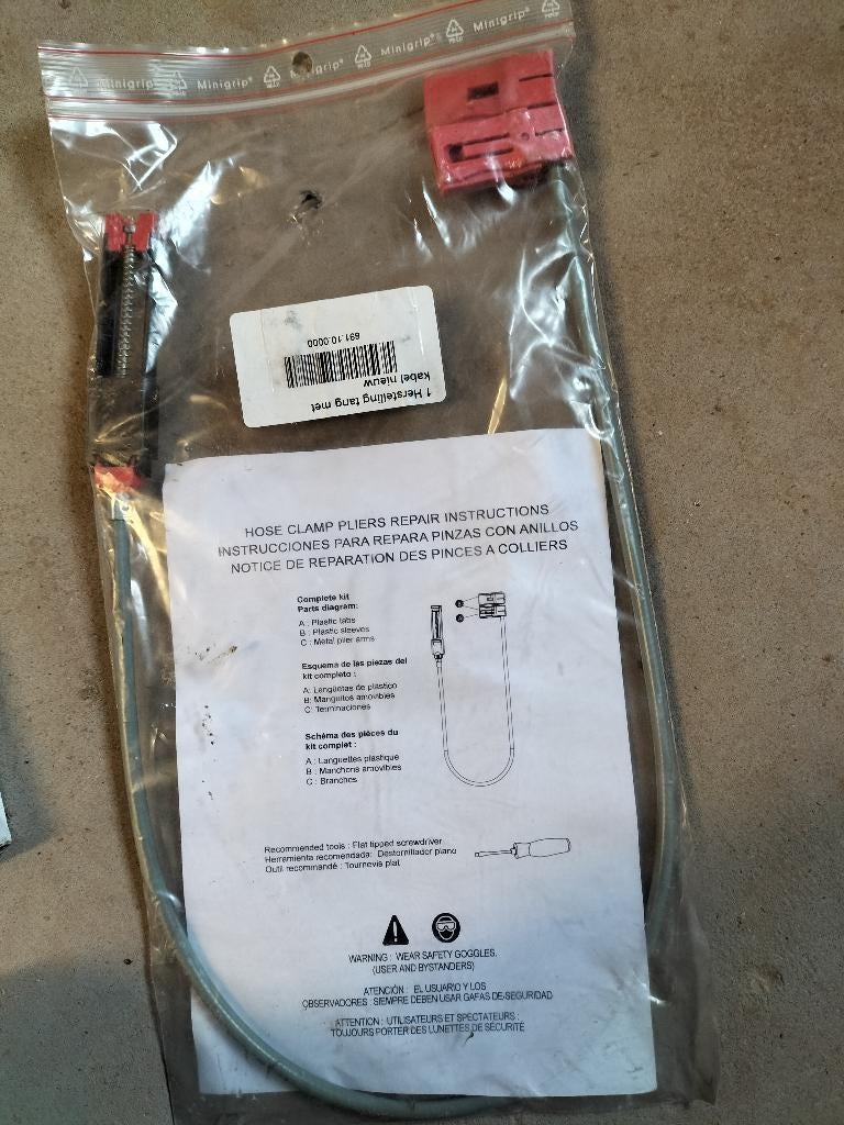 Kabel van slangklemtang spanbandtang, Ophalen, Nieuw