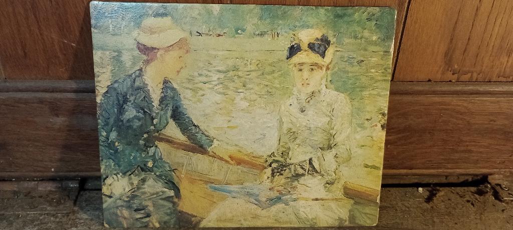 Reproductie Berthe Morisot - Zomerdagen 25x20cm, n28, Antiek en Kunst, Ophalen of Verzenden, Impressionistisch, Print